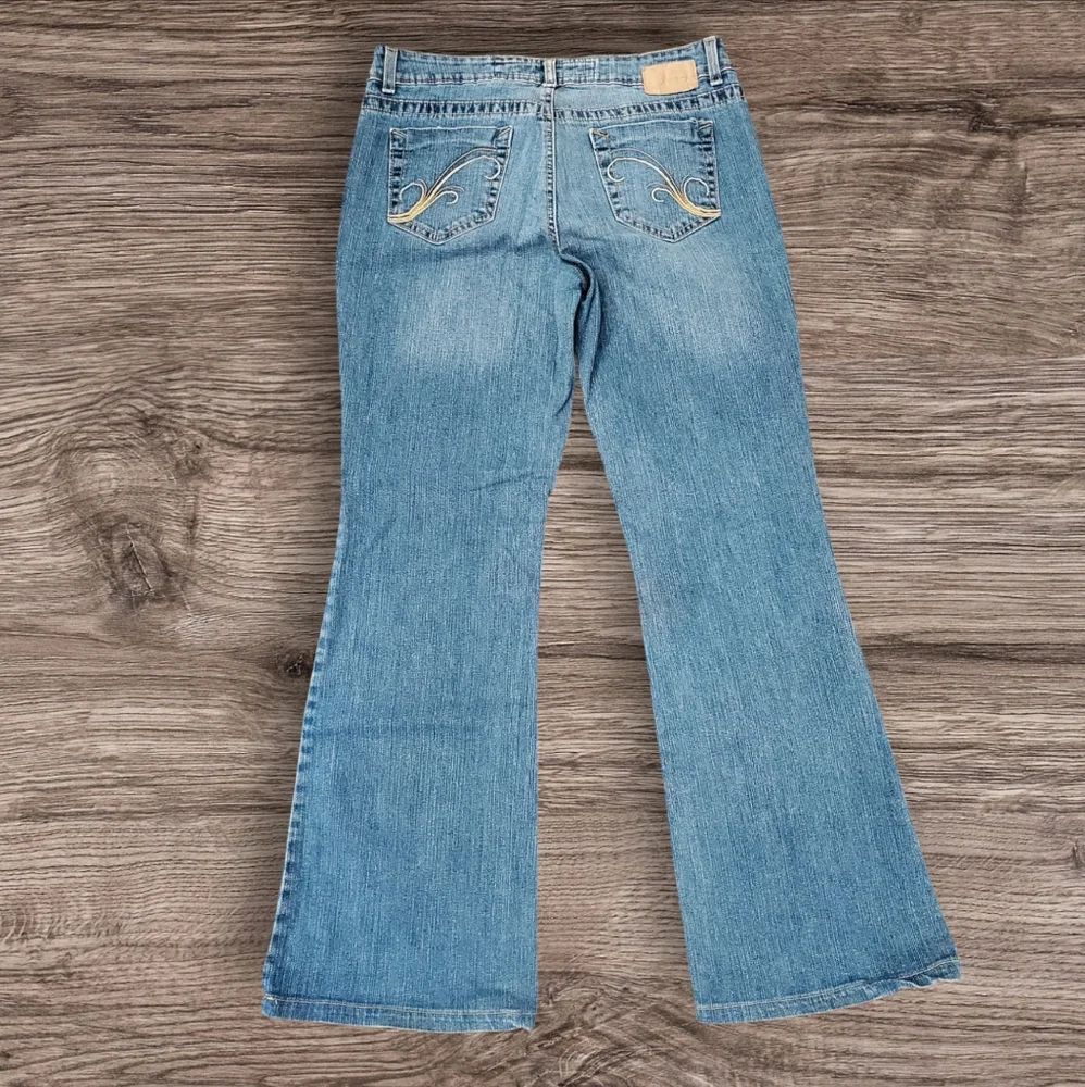 JANE - Flare Blue Jeans JR SIZE 11 - Picture 2 of 10